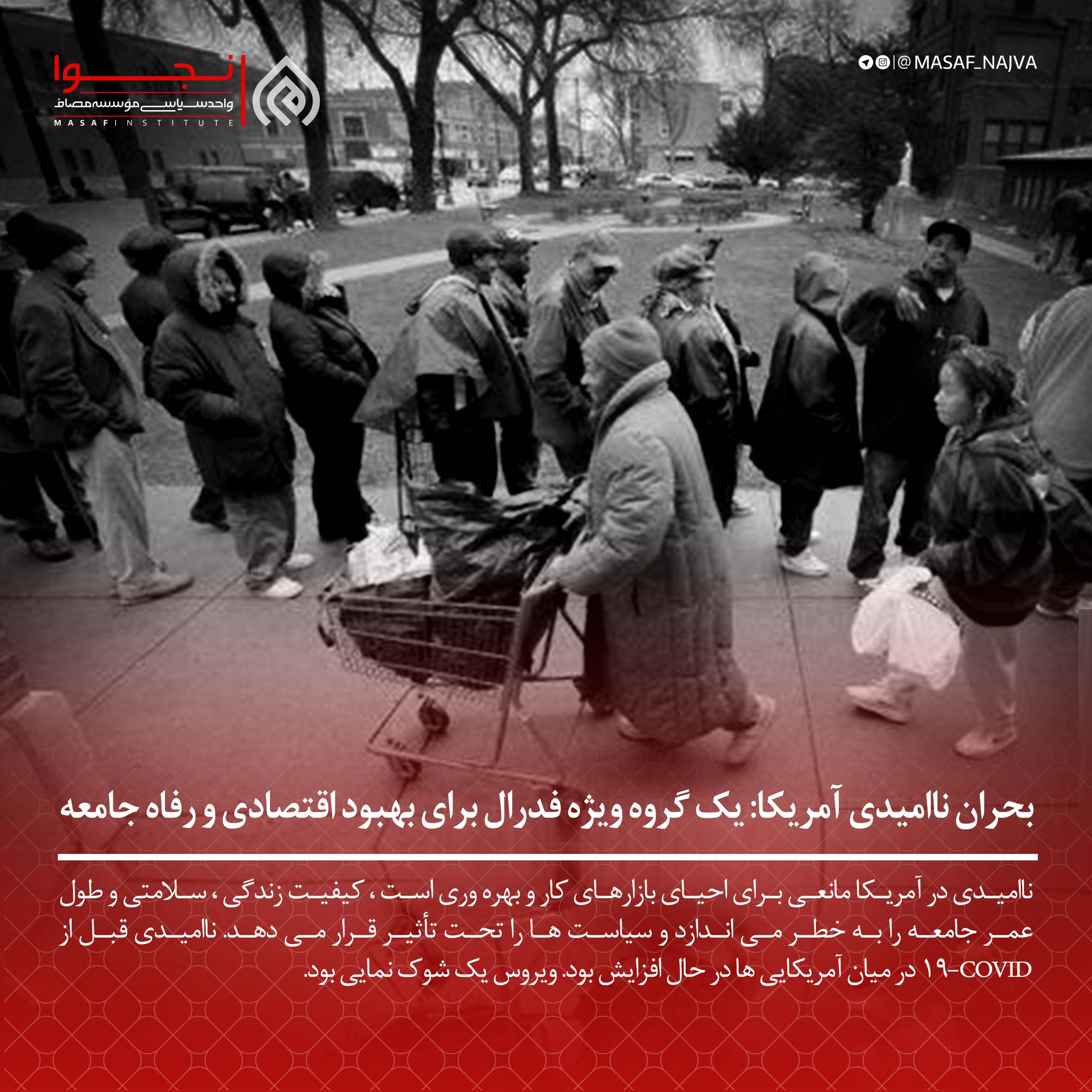 بحران ناامیدی آمریکا: یک گروه ویژه فدرال برای بهبود اقتصادی و رفاه جامعه